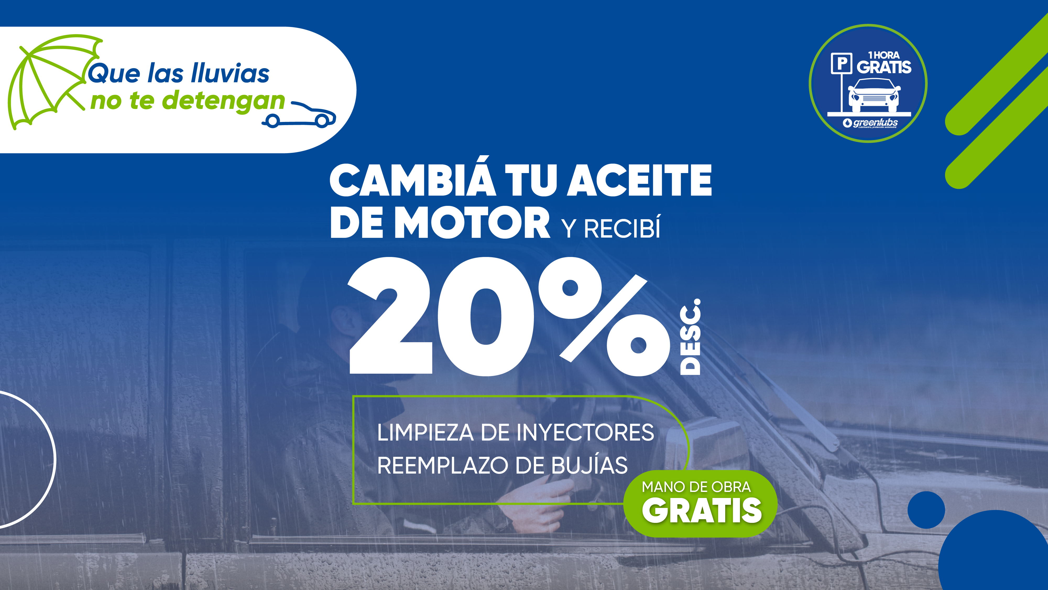 20% de descuento en limpieza de inyectores y reemplazo de bujías al cambiar aceite de motor imagen